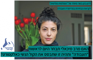 הומלסית פוליטית: טור על מרב מיכאלי