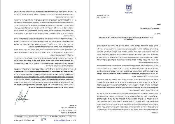 המכתב של סמוטריץ לראש הממשלה